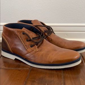 Aldo Chukka Leather Boot (Brown)